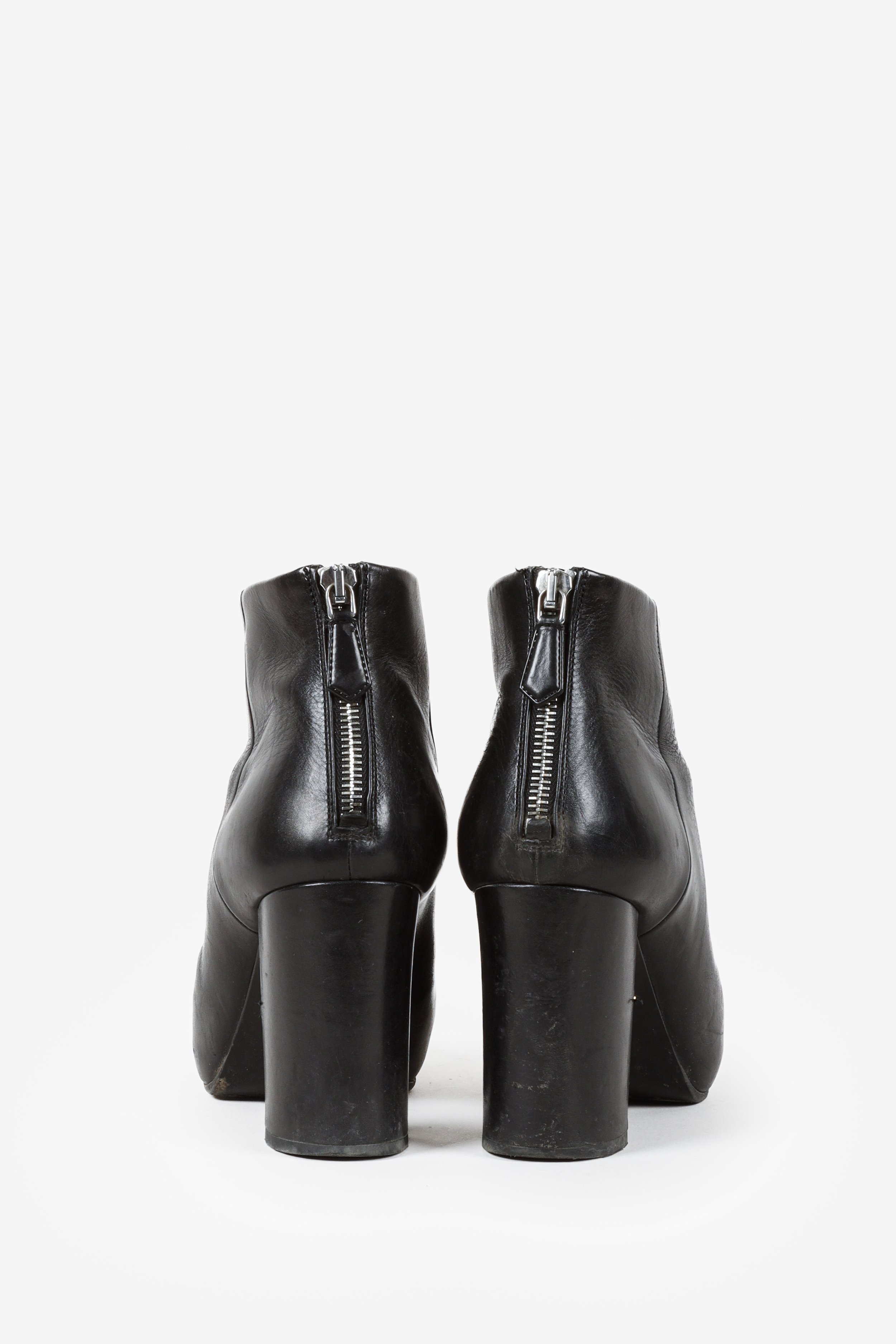 Prada block hotsell heel bootie